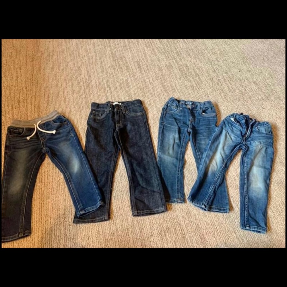 3T toddler boy skinny jeans lot